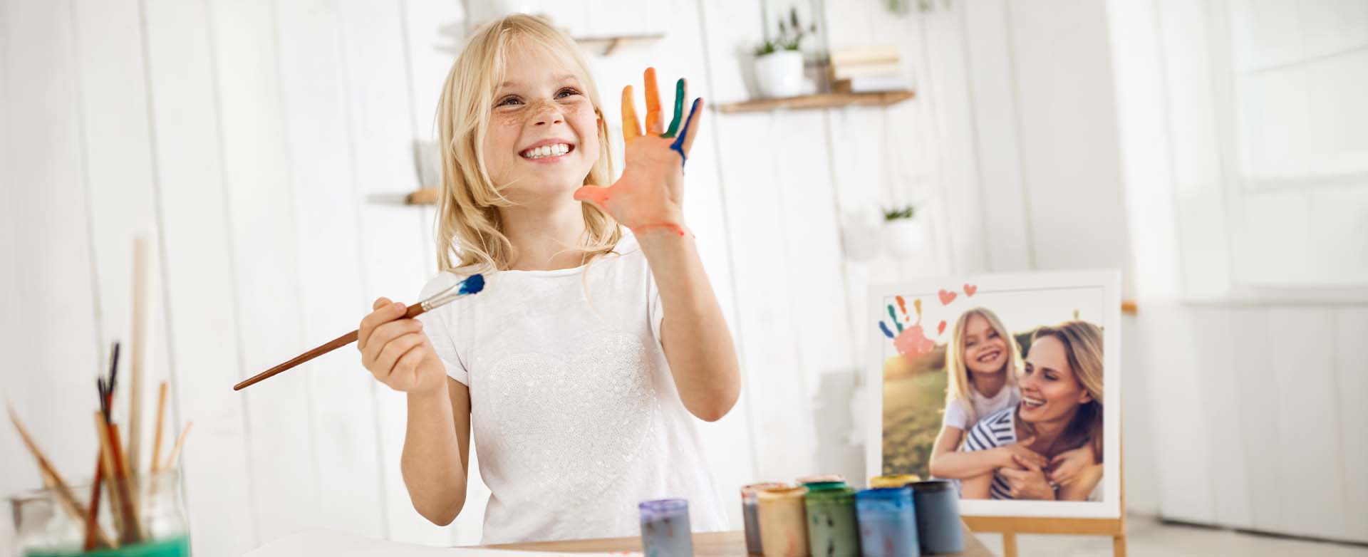 Askartele äitienpäivälahja lasten kanssa