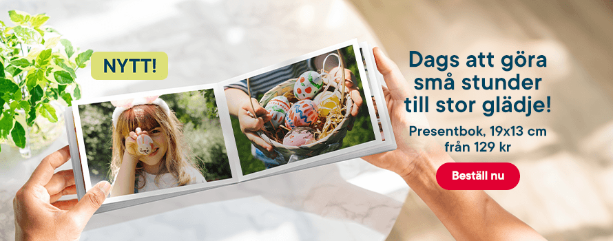 Nytt: Presentbok 13x19 cm