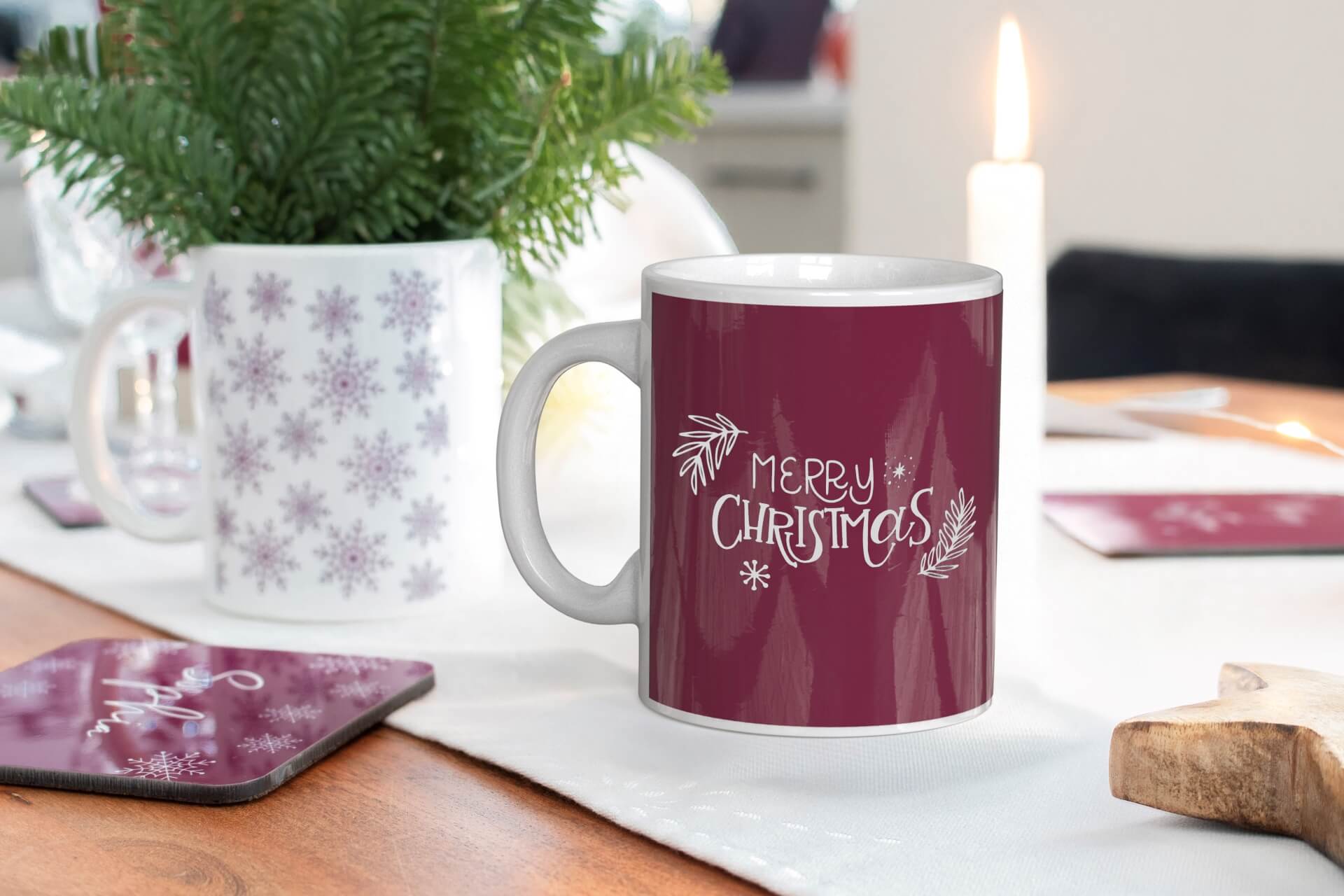 Décorer la céramique comme déco de table pour Noël. Décorer la céramique comme déco de table pour Noël.