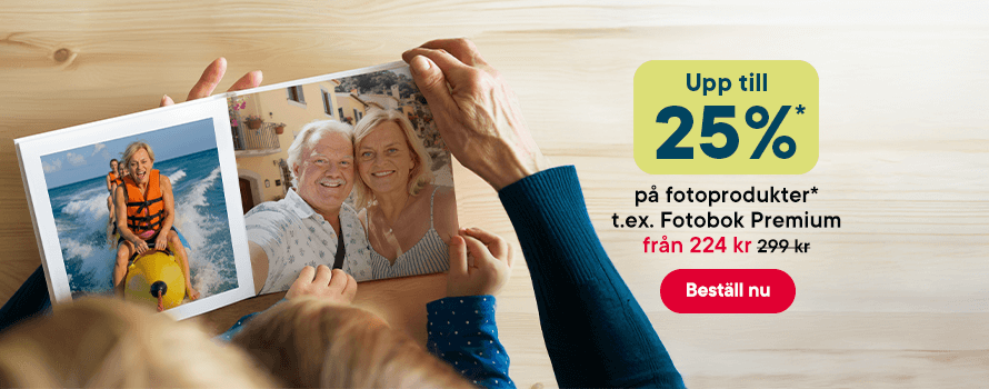 Fotoprodukter upp till -25 %