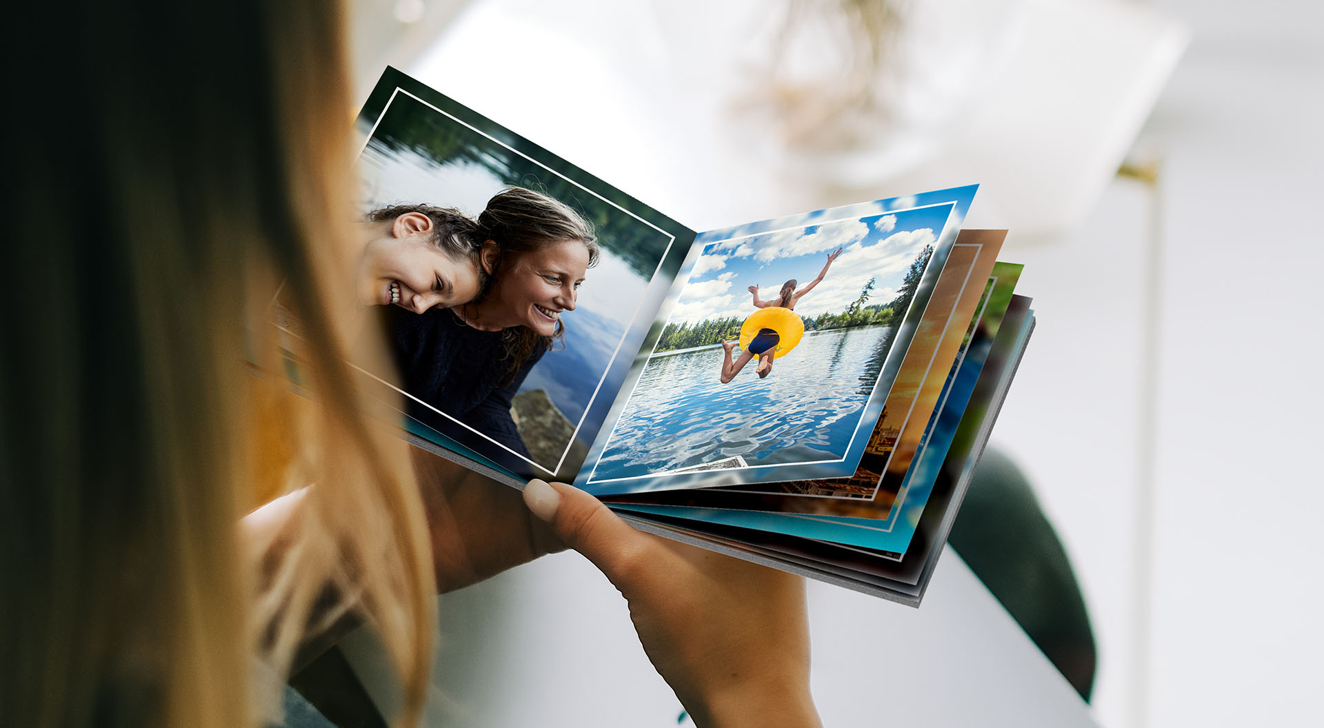 Kuvakirjasessa kuvia kesälomalta