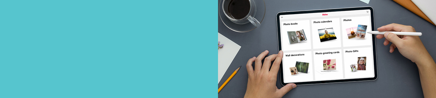 Create photo products now...