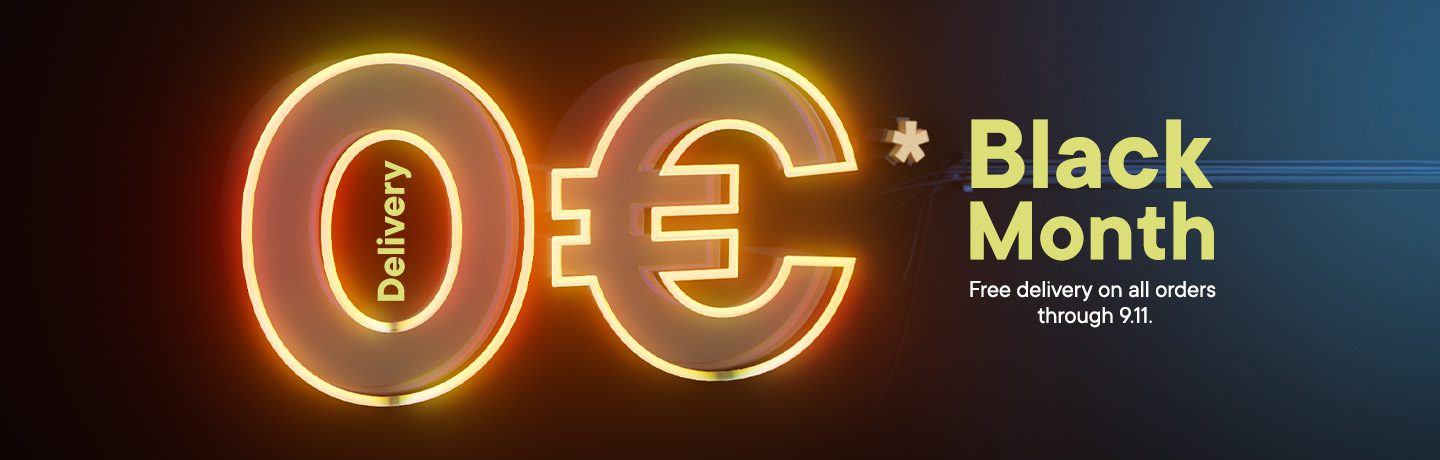 Free delivery on all orders until 9.11.