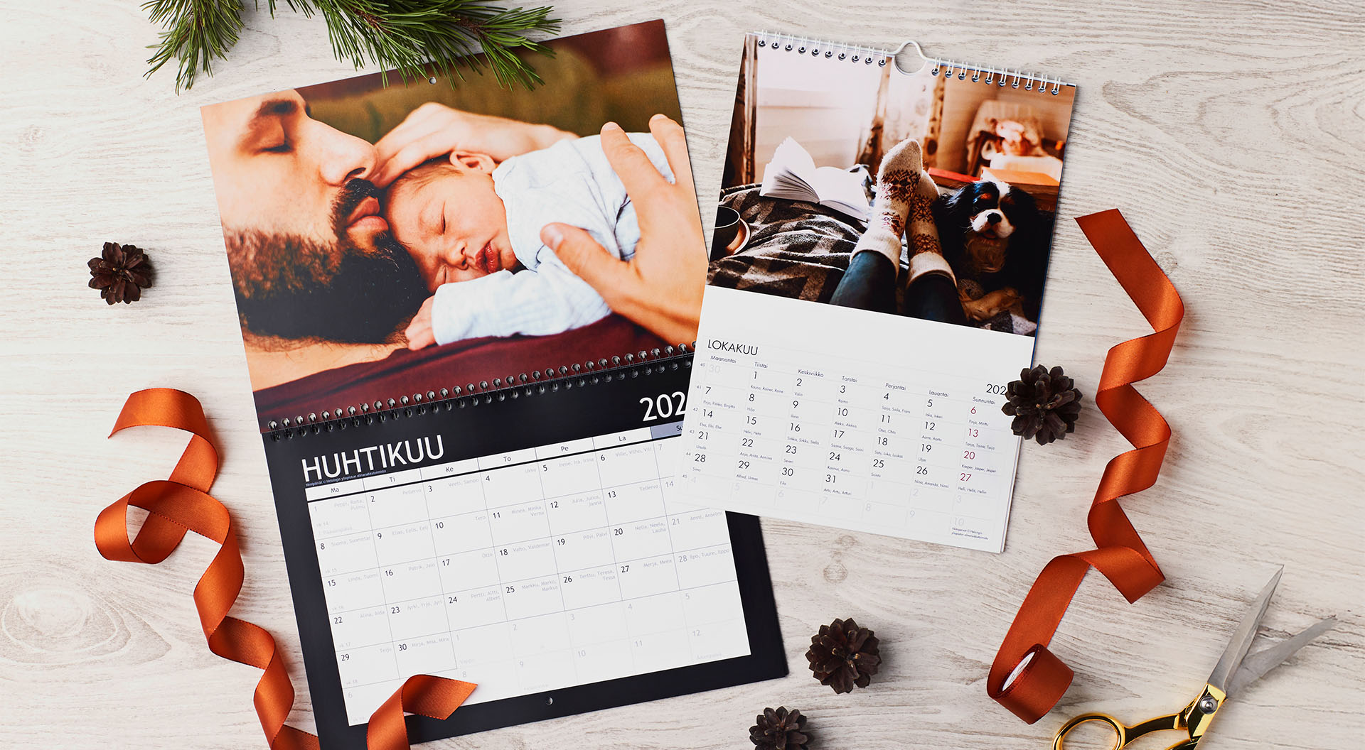 Kuvakalenteri on henkilökohtainen lahja