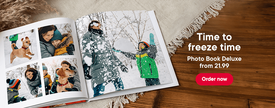 Time to freeze time with photo book Deluxe