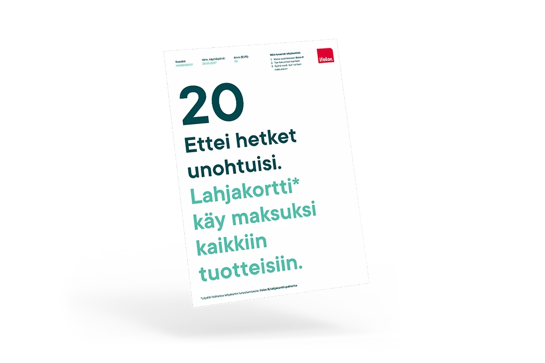 Lahjakortti, sähköinen (PDF)