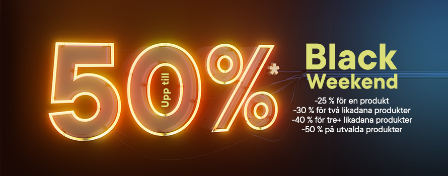 Black Weekend, upp till -50 %
