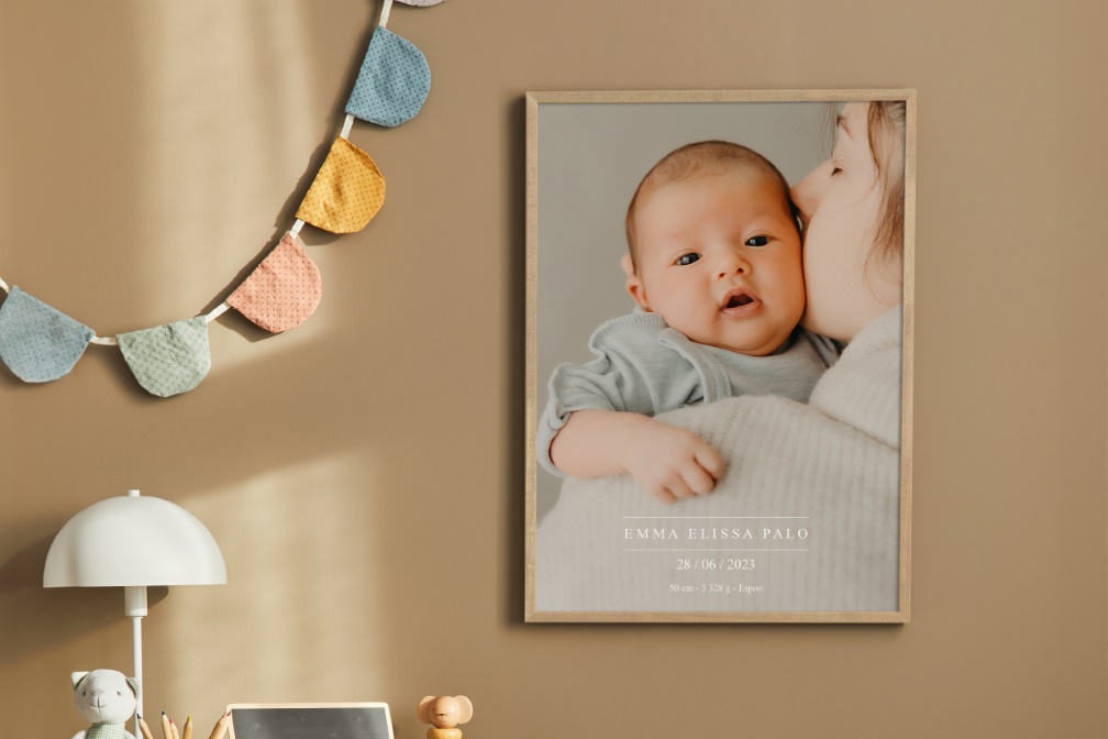 1header Du tout petit bébé au poster grand format : la transformation adorable !