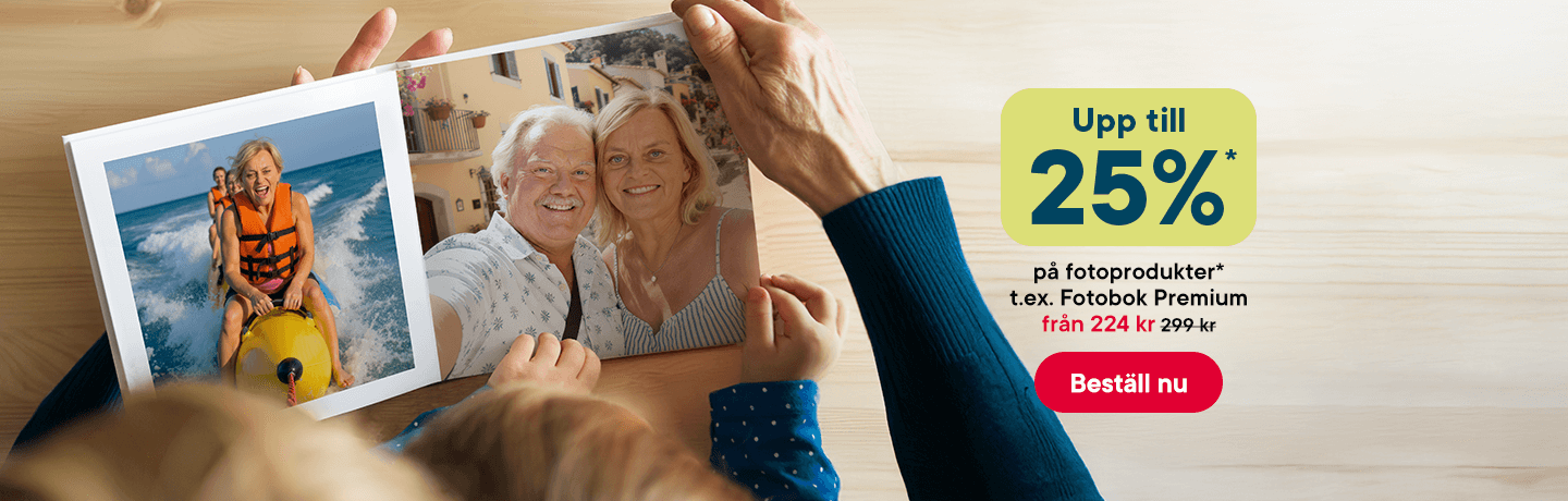Fotoprodukter upp till -25 %